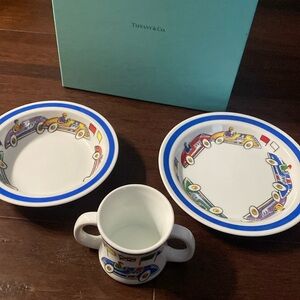 Tiffany & Co Kids China Set - Tiffany Race Cars Made in Japan 2002